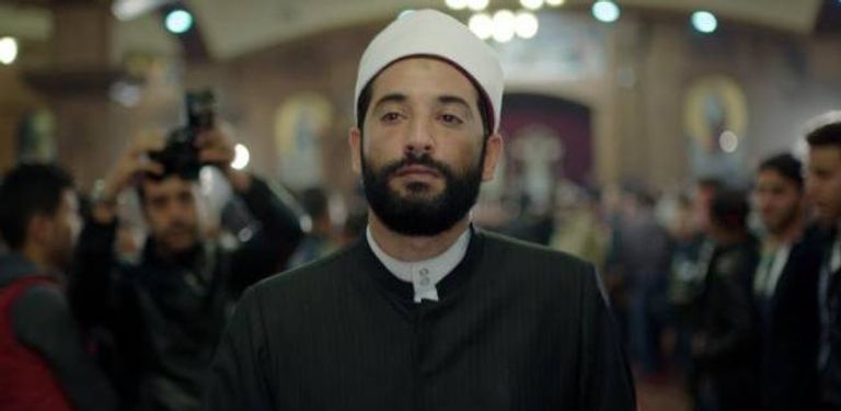 عمرو سعد أثناء تسلم الجائزة - صورة أرشيفية