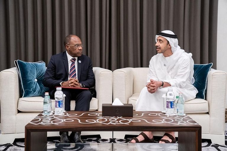 عبدالله بن زايد ووزير خارجية الكونغو الديمقراطية