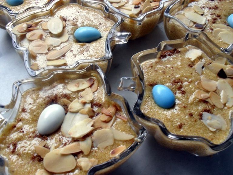 طمينة المولد النبوي في الجزائر حلوى الطمينة الجزائرية