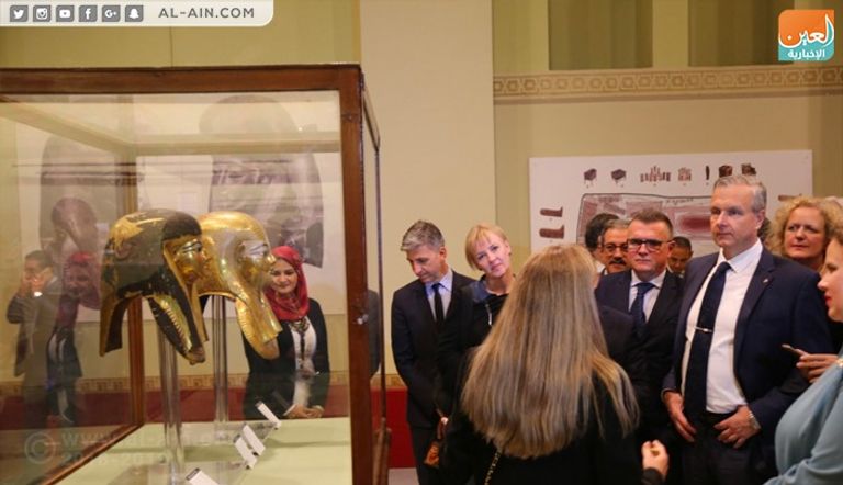 المتحف المصري بالتحرير خلال الاحتفالية