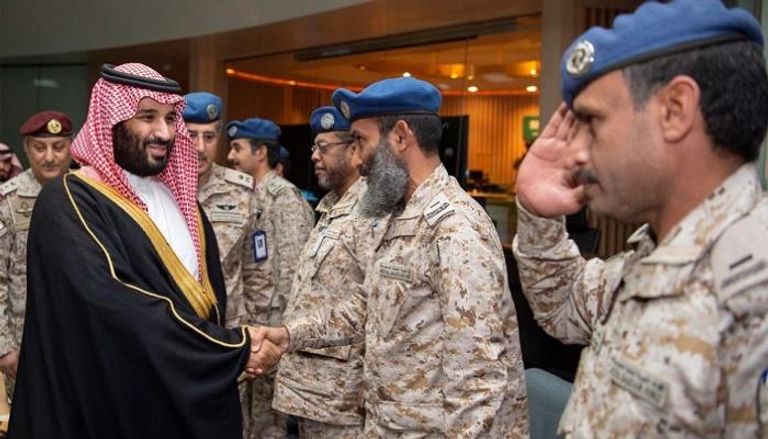 الأمير محمد بن سلمان بن عبدالعزيز آل سعود خلال الزيارة