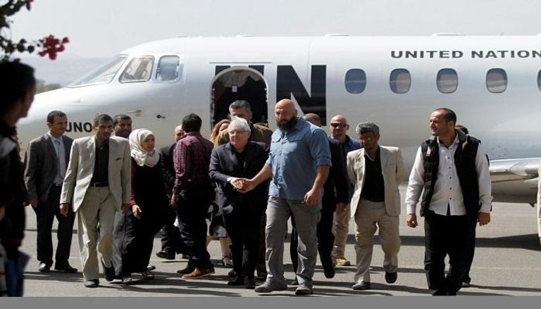 المبعوث الأممي إلى اليمن مارتن جريفيث يصل صنعاء