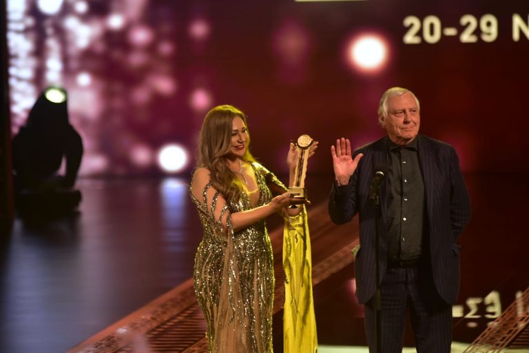 جانب من حفل افتتاح مهرجان القاهرة السينمائي الدولي 