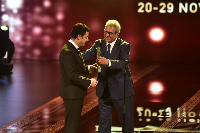 جانب من حفل افتتاح مهرجان القاهرة السينمائي الدولي 