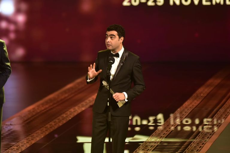 جانب من حفل افتتاح مهرجان القاهرة السينمائي الدولي 