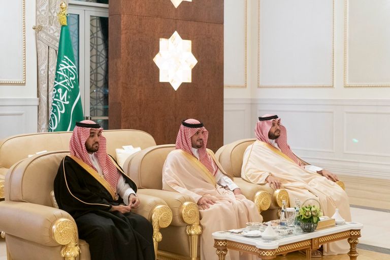 الشيخ محمد بن زايد آل نهيان والأمير محمد بن سلمان