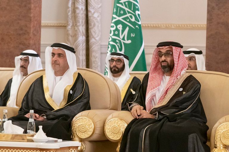 الشيخ محمد بن زايد آل نهيان والأمير محمد بن سلمان