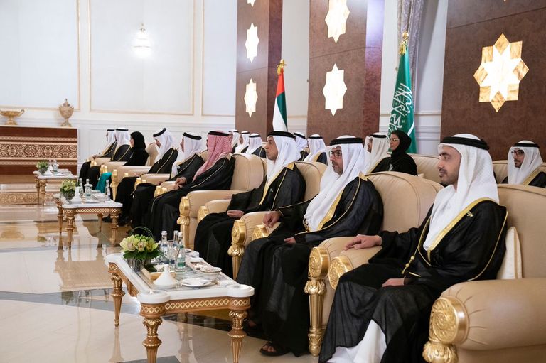 الشيخ محمد بن زايد آل نهيان والأمير محمد بن سلمان