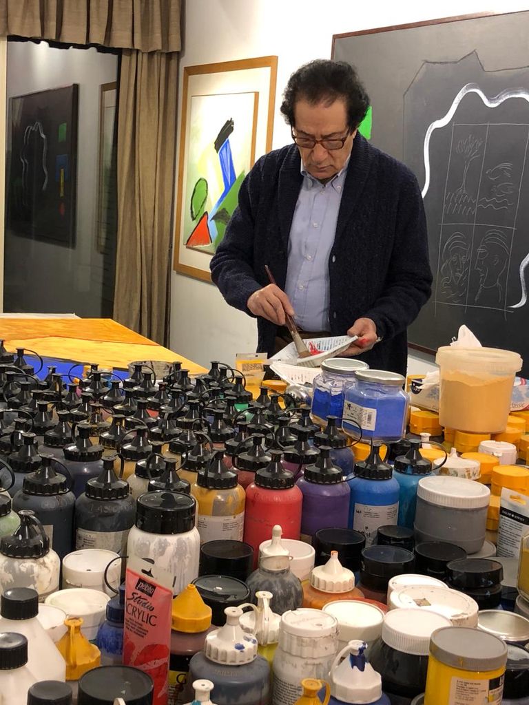 الكويت تحتضن معرضا للفنان فاروق حسني ديسمبر المقبل 