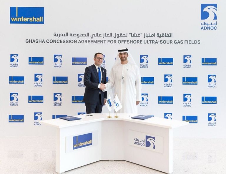 أدنوك ووينترشال وايني يتشاركون تنمية امتياز غشا