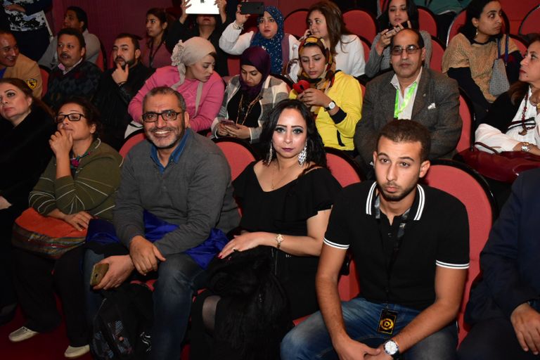 جانب من ندوة فيلم "جريمة الإيموبيليا"