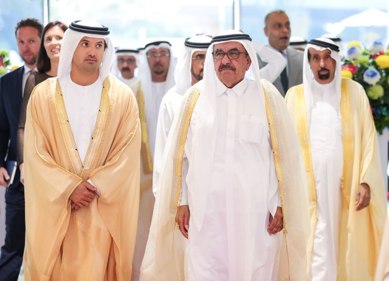 الشيخ حمدان بن راشد يفتتح معرض الخمسة الكبار