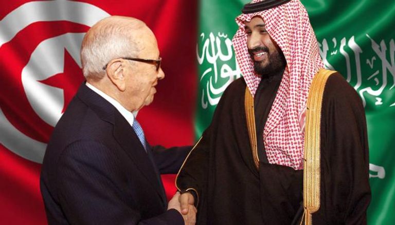 ولي العهد السعودي والرئيس التونسي