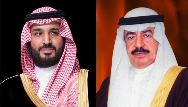 الأمير محمد بن سلمان والأمير خليفة بن سلمان آل خليفة