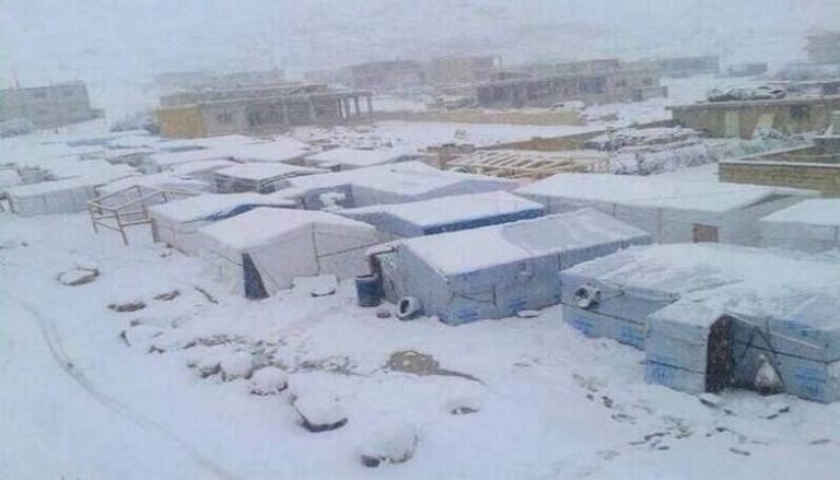 "يونيسف": البرد يهدد مليونا من أطفال المخيمات بالشرق الأوسط