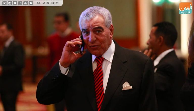 السفير الإماراتي بالقاهرة جمعة مبارك الجنيبي وزاهي حواس عالم الآثار