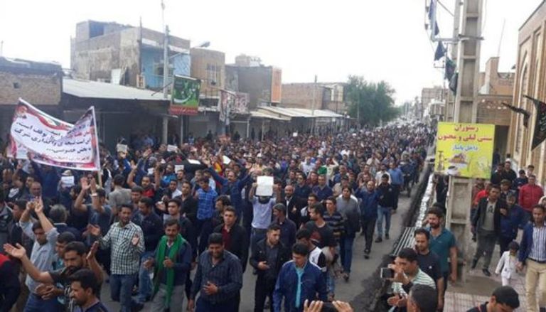احتجاجات لعمال في إيران - أرشيفية