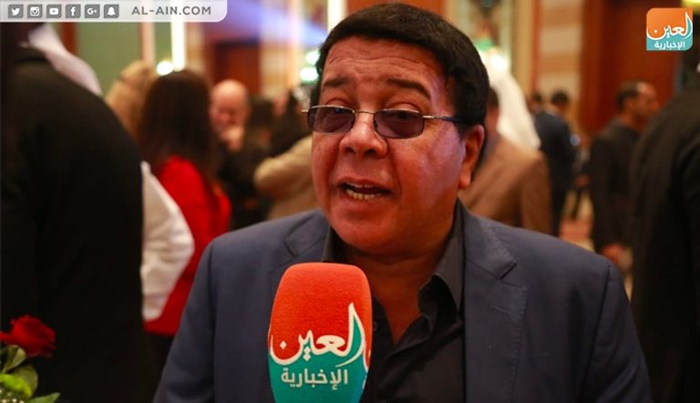 السفير الإماراتي بالقاهرة جمعة مبارك الجنيبي وزاهي حواس عالم الآثار