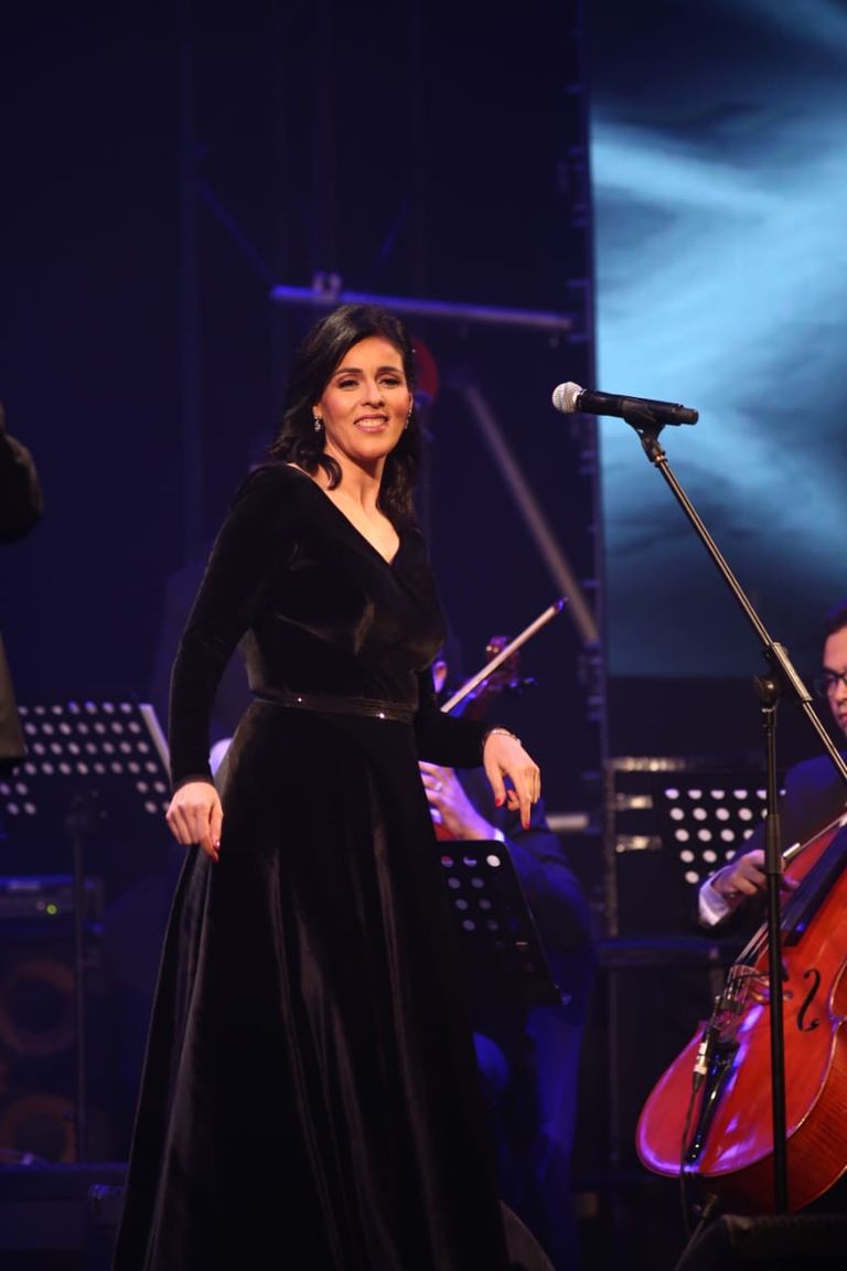 سعاد ماسي في حفلها بالقاهرة