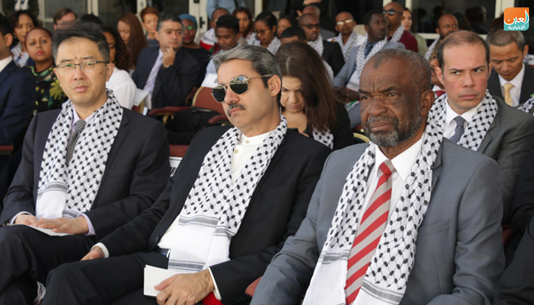 إحياء يوم التضامن العالمي مع الشعب الفلسطيني بأديس أبابا السفير الفسطيني لدى إثيوبيا والاتحاد الأفريقي نصري أبوجيش