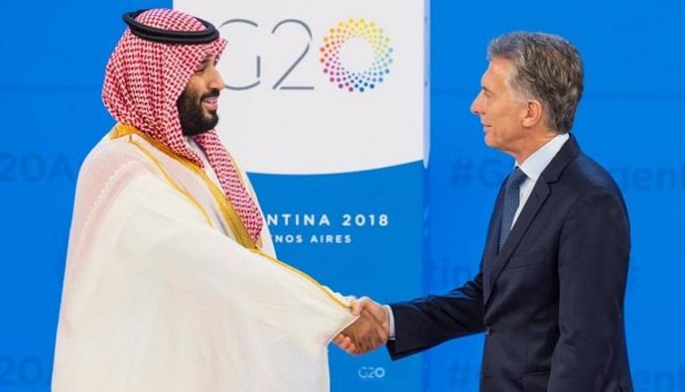 الرئيس الأرجنتيني يستقبل الأمير محمد بن سلمان