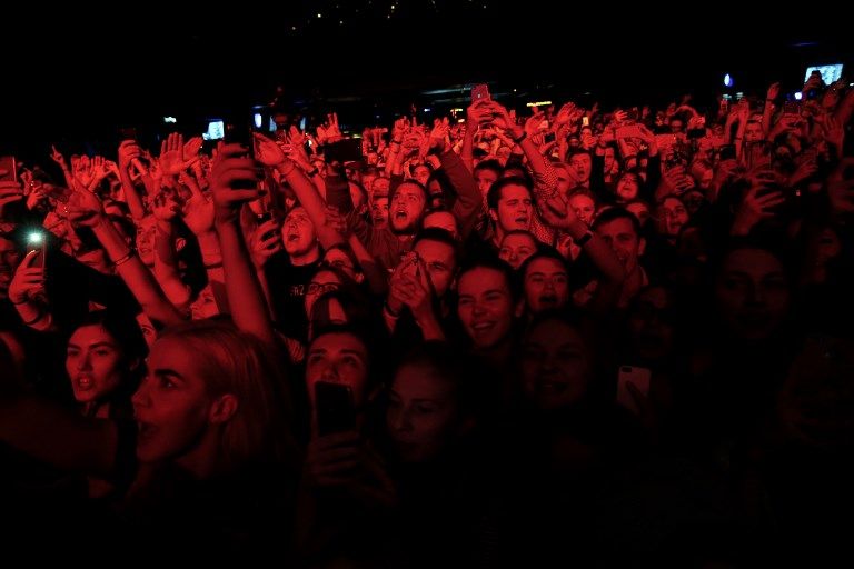 حفل جماهيري كبير لمغني الراب في روسيا