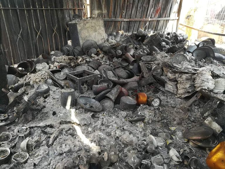 حريق كبير بسوق أم درمان بالعاصمة السودانية