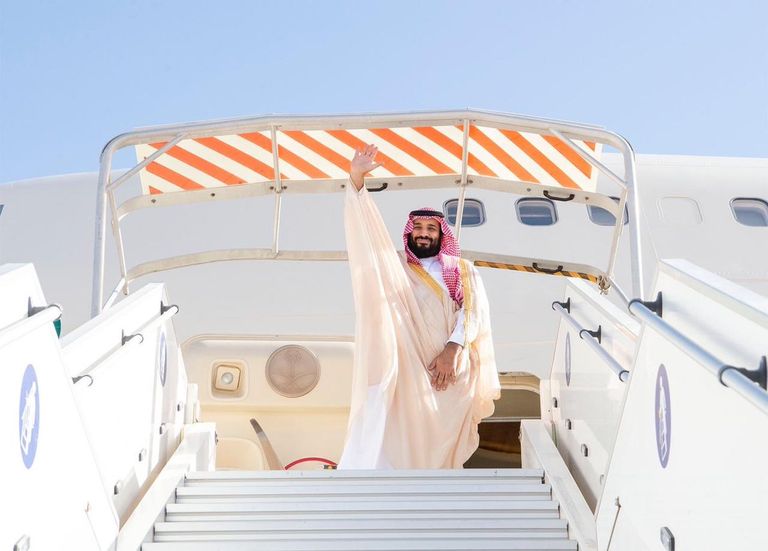 الأمير محمد بن سلمان بن عبدالعزيز والرئيس الموريتاني