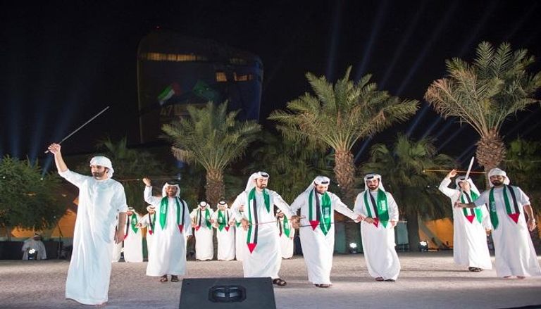 احتفالات مركز "إثراء" السعودي باليوم الوطني الإماراتي