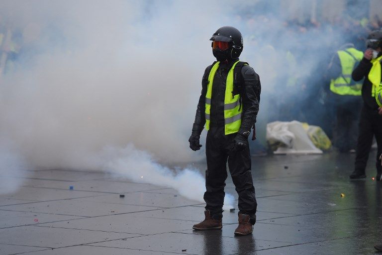 من احتجاجات "السترات الصفراء" بفرنسا