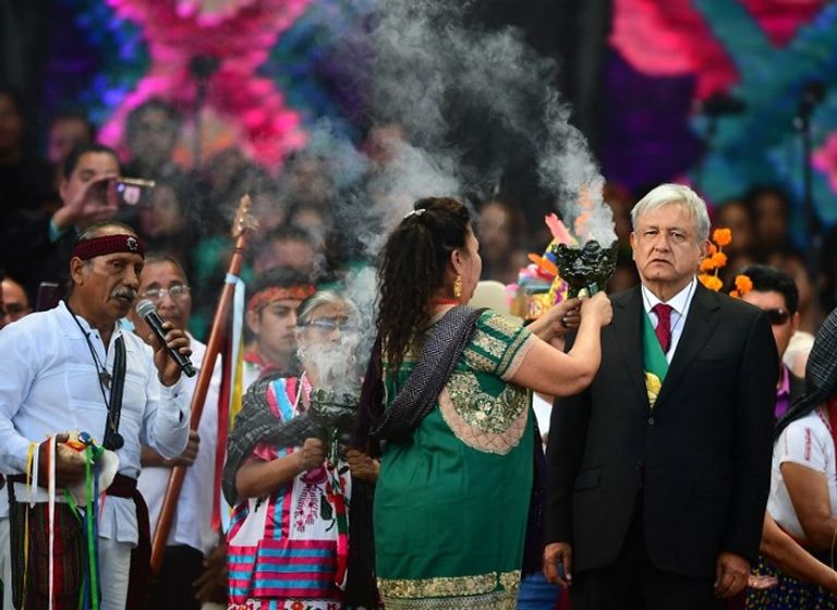 مراسم تنصيب رئيس المكسيك رئيس المكسيك أندريس مانويل لوبيز أوبرادور