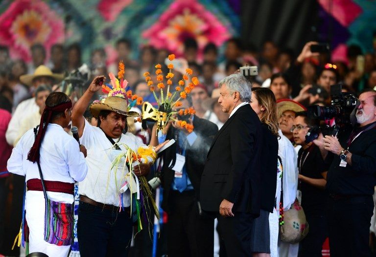 مراسم تنصيب رئيس المكسيك رئيس المكسيك أندريس مانويل لوبيز أوبرادور