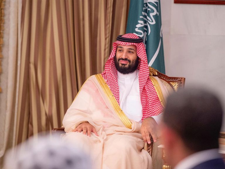 ولي العهد السعودي الأمير محمد بن سلمان والرئيس الموريتاني محمد ولد عبدالعزيز