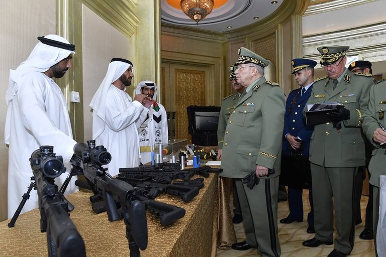 مستشار الشؤون الرئاسية بدولة الإمارات ورئيس أركان الجيش الجزائري  مستشار الشؤون الرئاسية بدولة الإمارات ورئيس أركان الجيش الجزائري