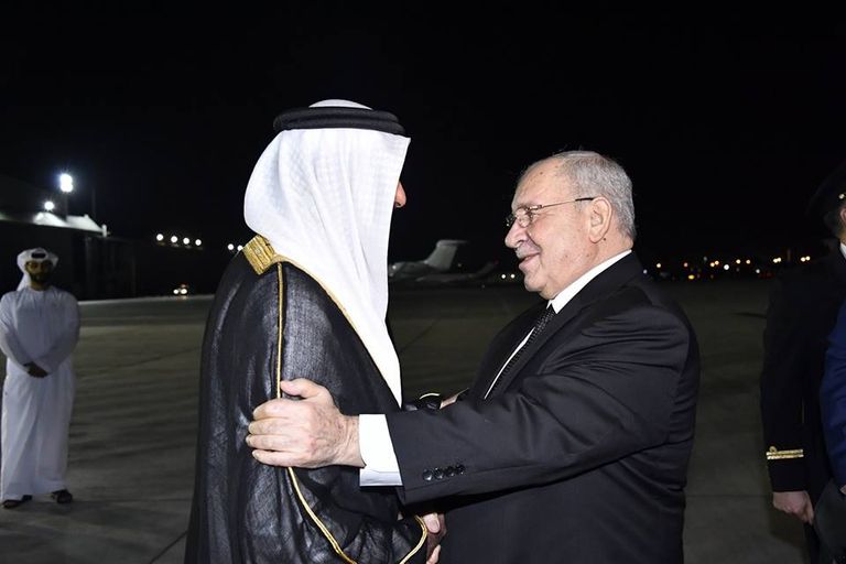 مستشار الشؤون الرئاسية بدولة الإمارات ورئيس أركان الجيش الجزائري  مستشار الشؤون الرئاسية بدولة الإمارات ورئيس أركان الجيش الجزائري