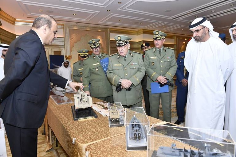 مستشار الشؤون الرئاسية بدولة الإمارات ورئيس أركان الجيش الجزائري  مستشار الشؤون الرئاسية بدولة الإمارات ورئيس أركان الجيش الجزائري