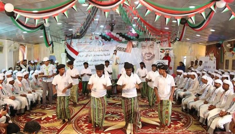 الهلال الأحمر الإماراتي ينظم العرس الجماعي الثالث في حضرموت اليمنية