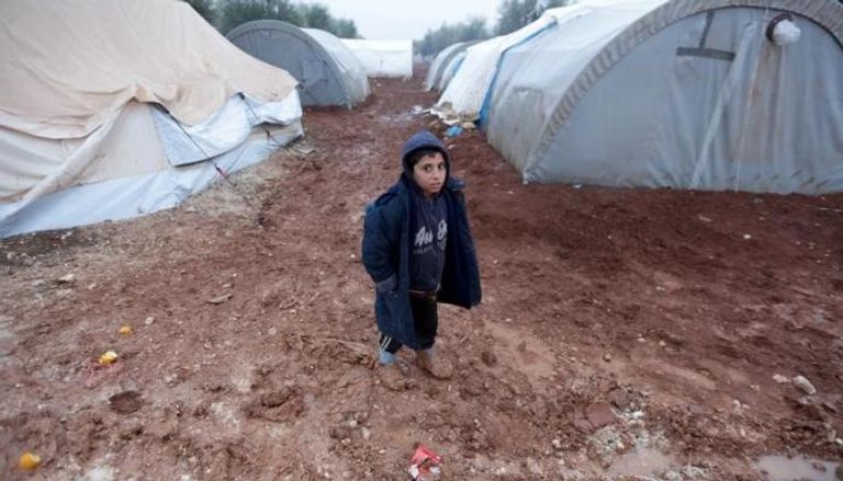 طفل من اللاجئين السوريين