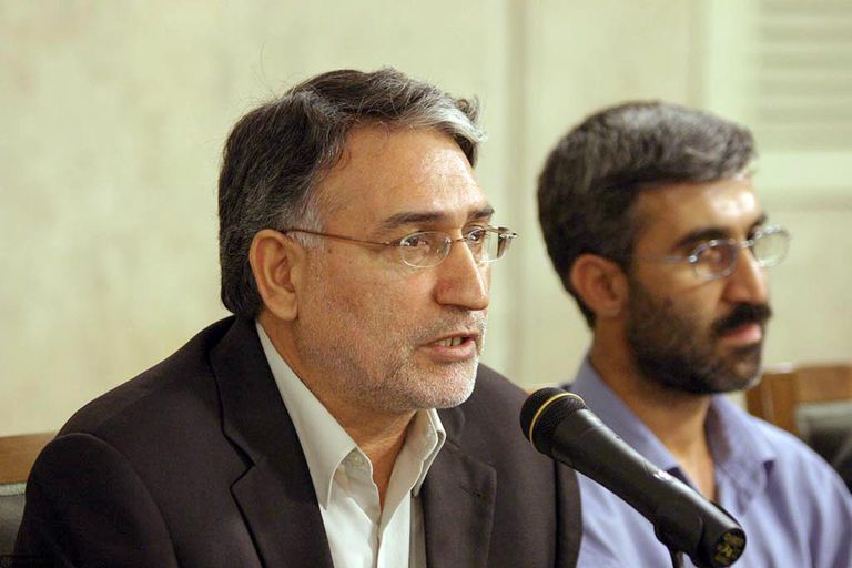 محمد نوري زاد الخميني وعلي خامنئي - أرشيفية