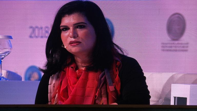 الأميرة سمية بنت الحسن والإعلامي بيشان