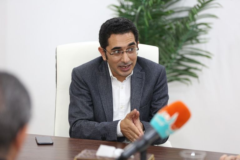 الممثلة المصرية إلهام شاهين خلال ندوة 