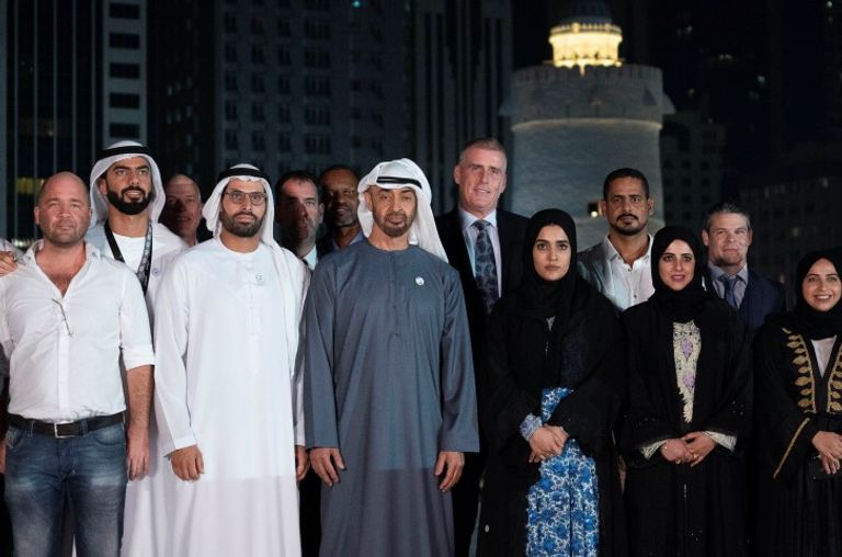 جانب من افتتاح منطقة الحصن