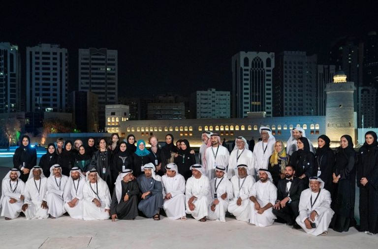 جانب من افتتاح منطقة الحصن