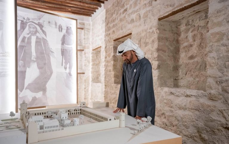 جانب من افتتاح منطقة الحصن