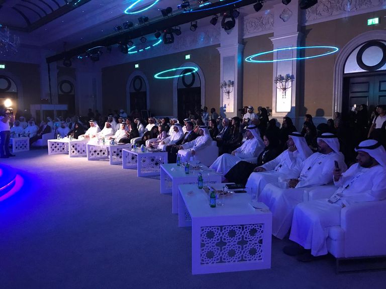 حصة بوحميد خلال ملتقى أبوظبي عاصمة التطوع ٢٠٢٠