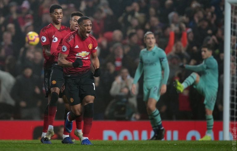 أنتوني مارسيال لاعب مانشستر يونايتد