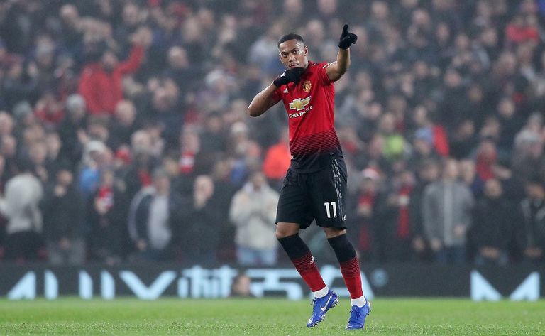 أنتوني مارسيال لاعب مانشستر يونايتد