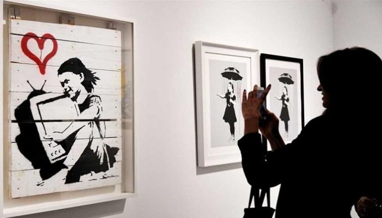 معرض يضم أعمالاً فنية لبانكسي - أرشيفية
