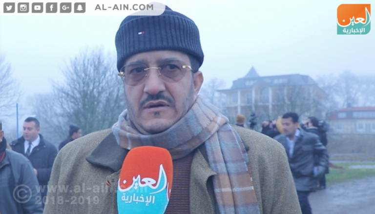وزير الزراعة اليمني وعضو الوفد الحكومي عثمان مجلي جانب من المشاورات اليمنية في السويد