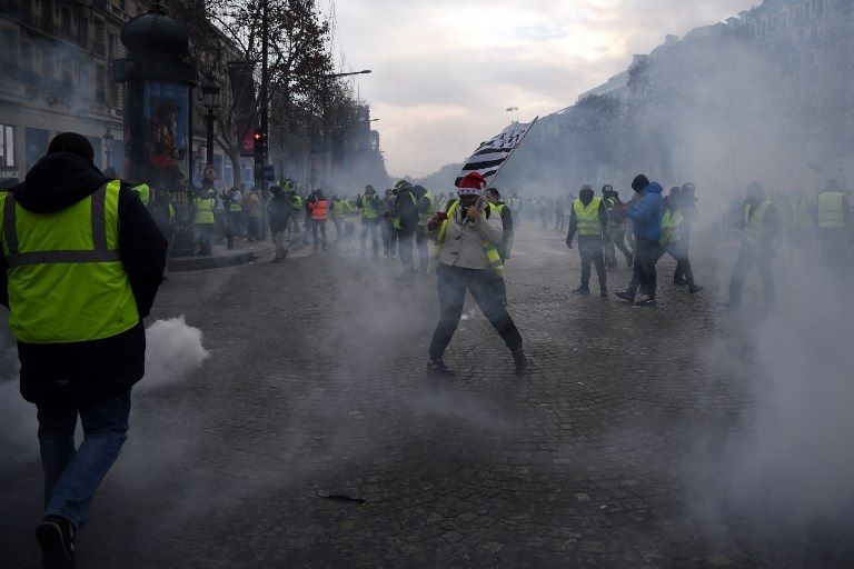 احتجاجات باريس السبت